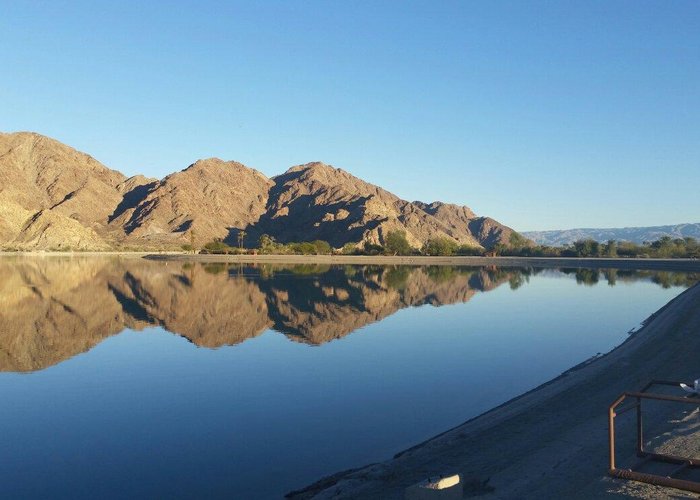 Early morning view from the campground.