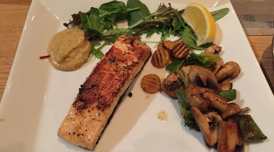 Salmon On A Plate