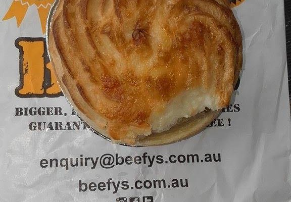 Beefy's Pie from across the road :) yum
