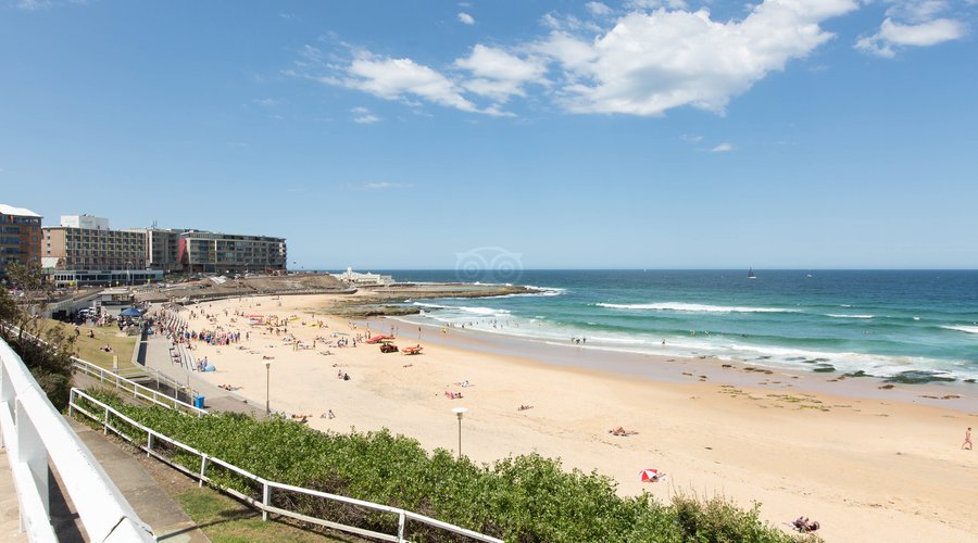 Beach at the Novotel Newcastle Beach