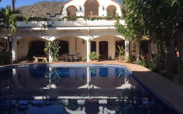 This is the lovely hacienda, El Descanso Hotel Pasada.  Fantastic place.