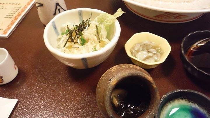 蛸壷にもずく