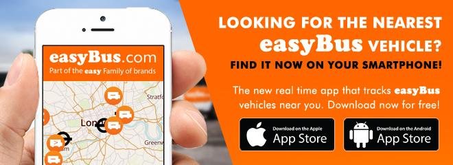 Track your nearest easyBus vehicle
