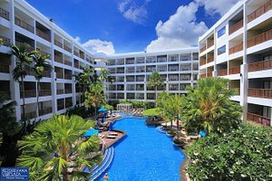Deevana Plaza Phuket Patong in Phuket, image may contain: Hotel, Resort, Condo, City
