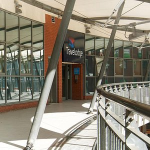 Travelodge Birmingham Central Broadway Plaza Hotel in Birmingham, image may contain: Terminal, Handrail, Path, Walkway
