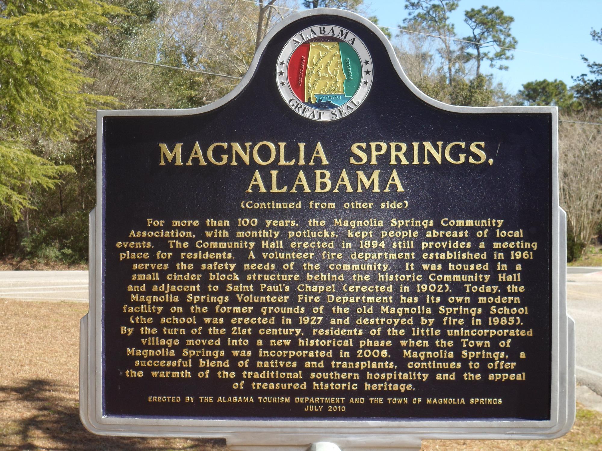 THE BEST Things To Do In Magnolia Springs 2024   Al Magnolia Springs Marker 