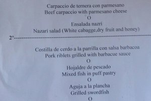 Menú
