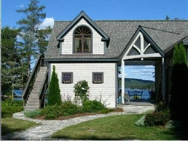 View as you approach the house