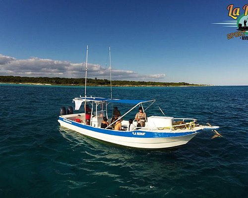 Fishing boat tours in playa del carmen hidden beach cancun mexico