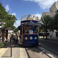 Double decker street car