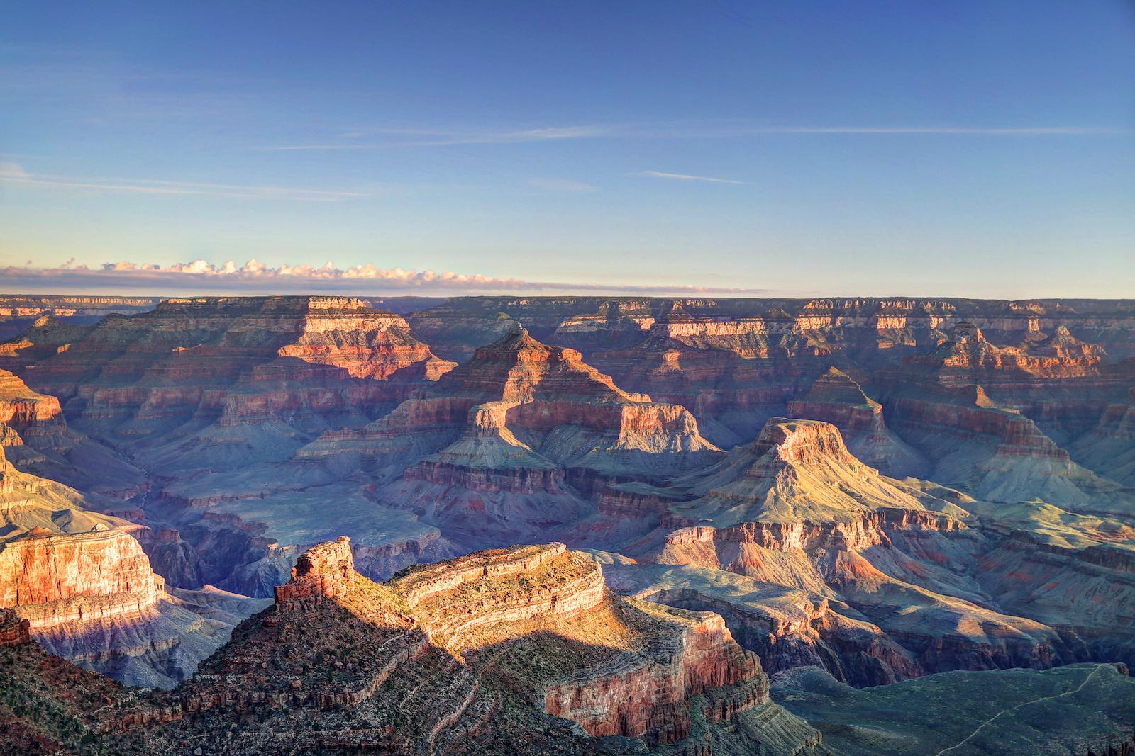 Bright Angel Trail   Sunrise View From Atop 