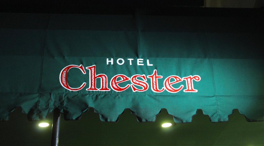 The Hotel Chester at night