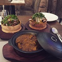 African banga soup and Isiewi and nkwobi