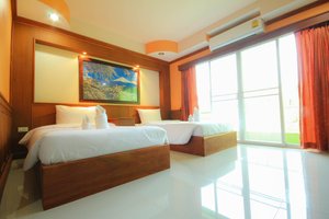 Hisoplace in Udon Thani, image may contain: Bed, Furniture, Resort, Bedroom