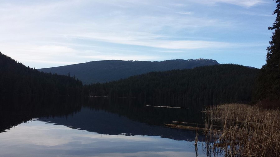 Sasamat Lake looking northwestwards.