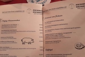Speisekarte