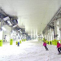 Wide open piste