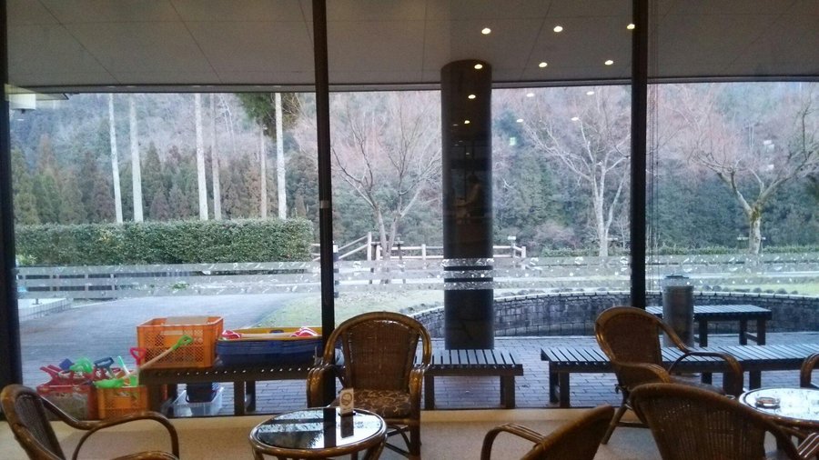 ロビーからの景色