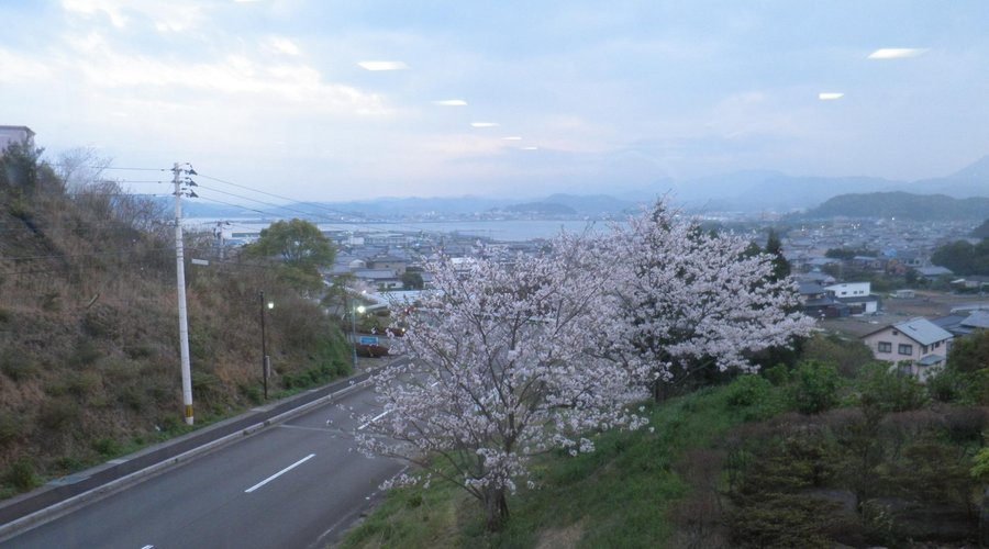 ホテルのレストランからの景色