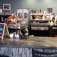 Inside seating and counters