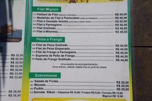 Cardápio