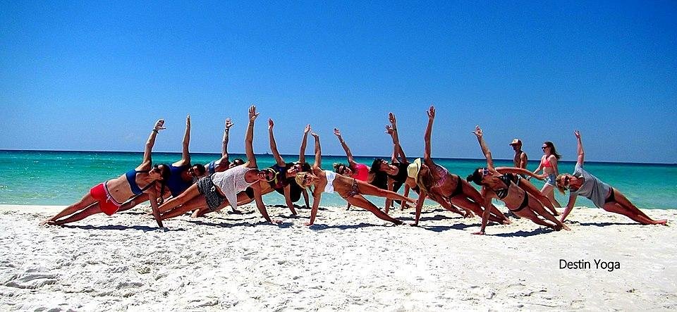 Yoga Beach Yoga Class Destin Florida