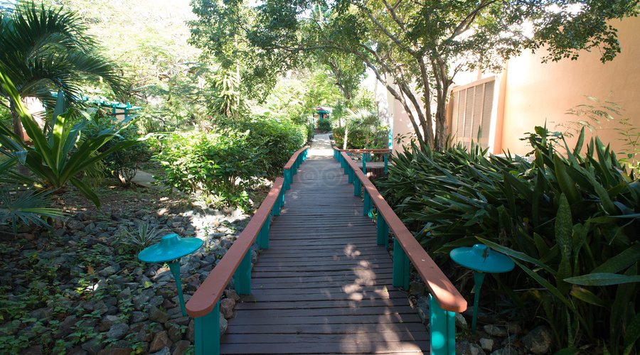 Grounds at the Pavilions and Pools Villa Hotel