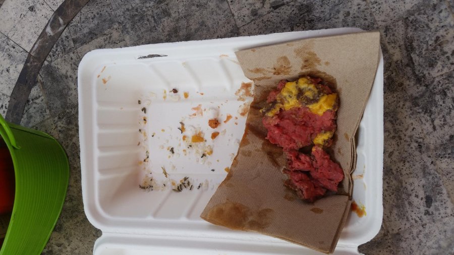 Raw Uncooked Beef Pattie 