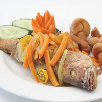 Spicy Escoveitch Snapper with Festival