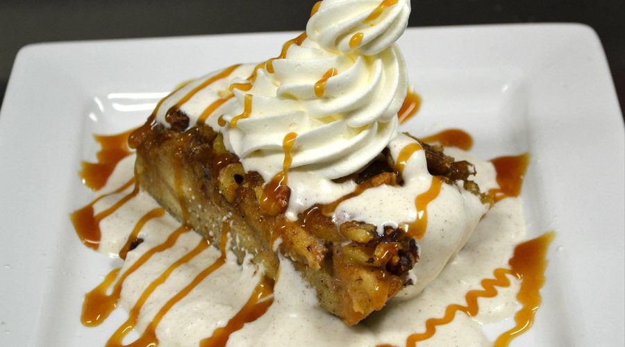 Apple Walnut Bread Pudding!