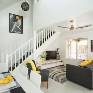 Deluxe loft lounge room