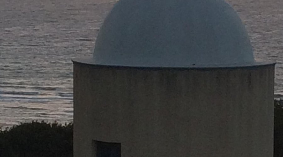 Sunset over the sea