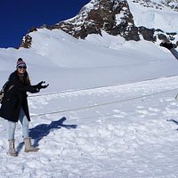 Neve no topo da Europa