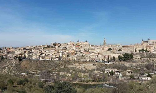 Toledo. Uitzicht over de oude stad