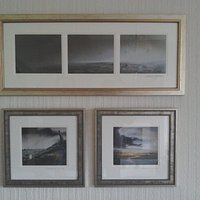 Signed water colours by Ashley Jackson look brilliant. on our wall and for a great price.