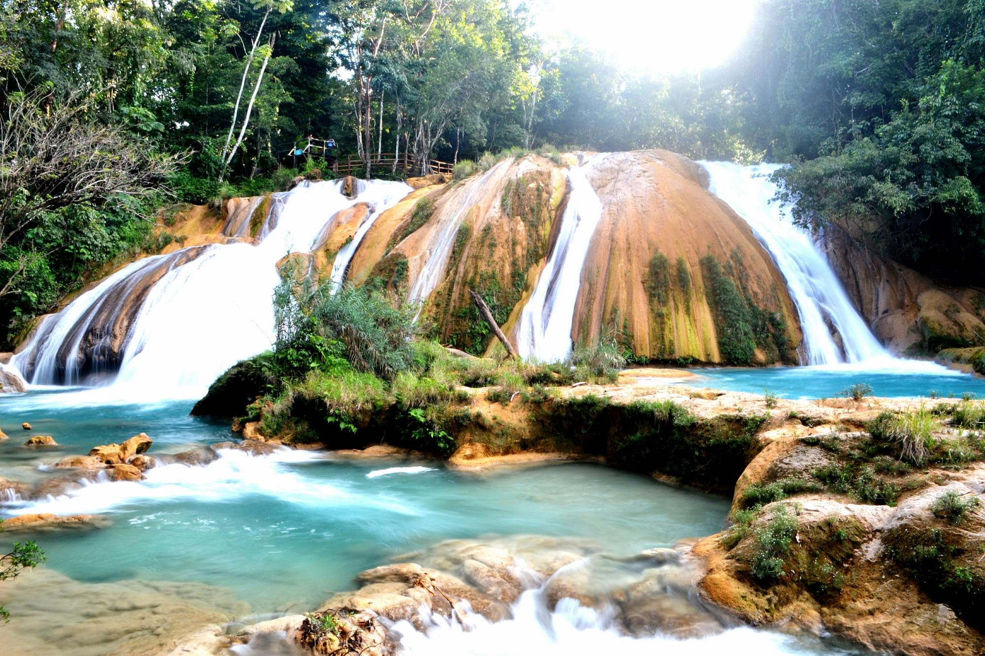 Ökotourismus in Mexiko (Entdecke 10 verborgene Juwelen!) 8 Cascadas de Agua Azul