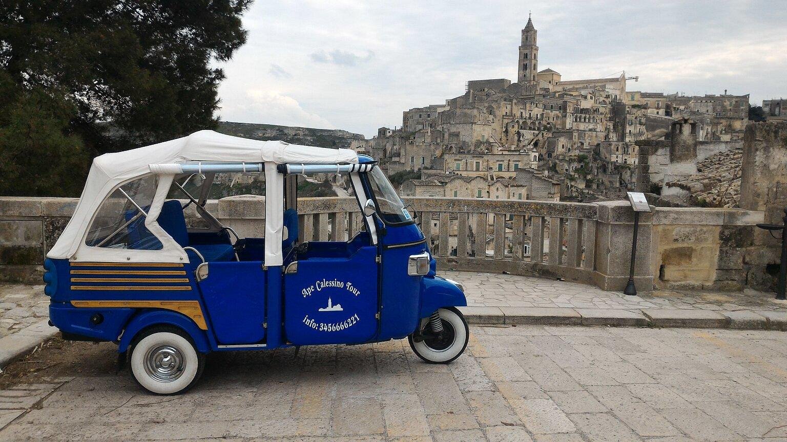 tour di matera in ape