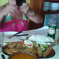 Esse peixe é anchova tava uma delicia essa e minha sogra pondo inveja na filha dela