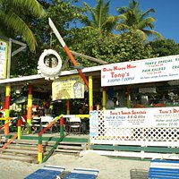 Tony's - right on the beach!