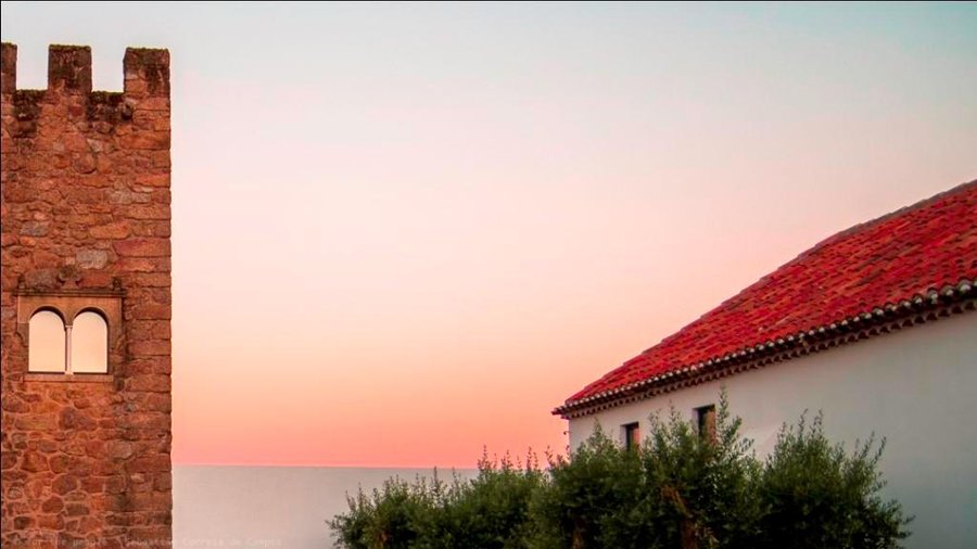 Pôr do Sol no terreiro