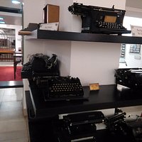 Santiago de Chile, Museo del Ahorro. Máquinas de escribir.