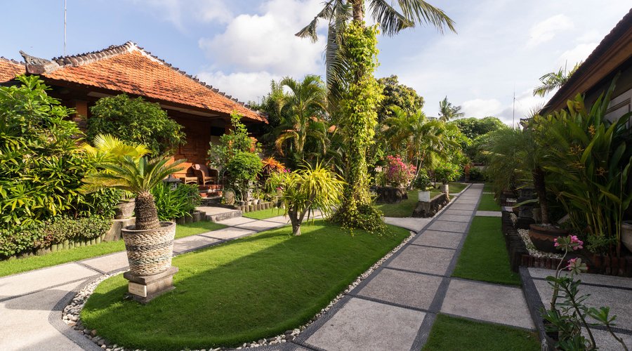 Grounds at the Kuta Beach Club Hotel