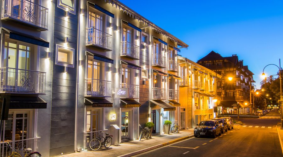 O ModeVie Boutique Hotel, esta bem no centro de Gramado