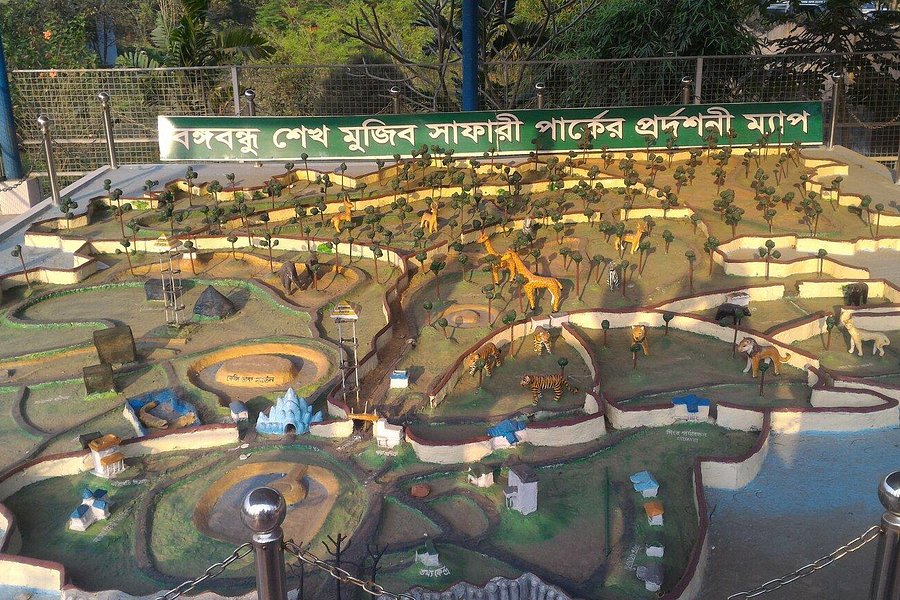 bangabandhu safari park map