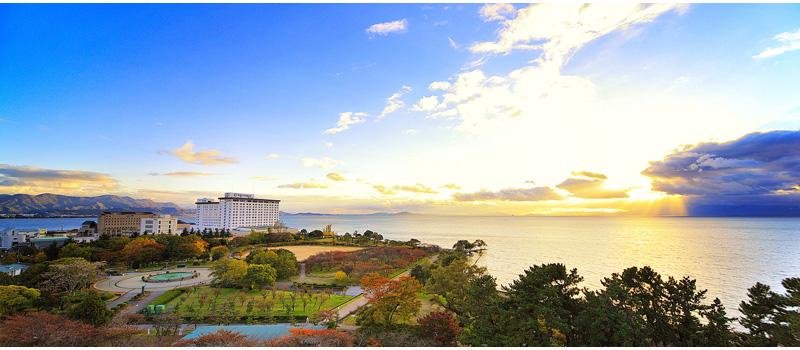The environment of Nagahama Royal Hotel and the neighborhood