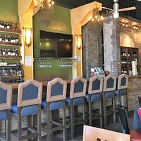 The bar area