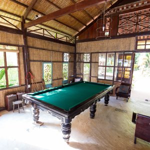 Lobby at the Bamboo Cottages & Restaurant