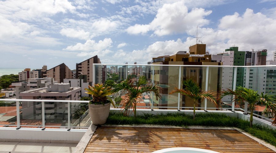 Rooftop Terrace at the Hotel Village Confort