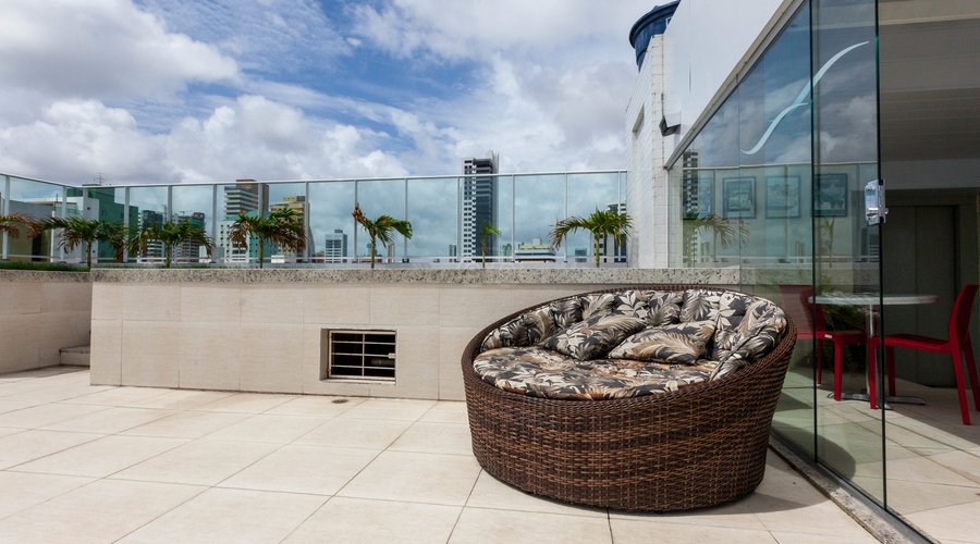 Rooftop Terrace at the Hotel Village Confort