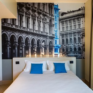 The Standard Double Room with Balcony at the B&B Hotel Milano San Siro